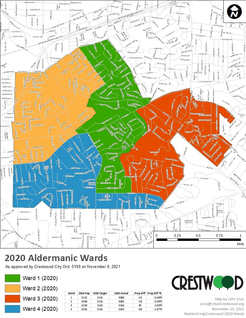Crestwood 2020 Wards