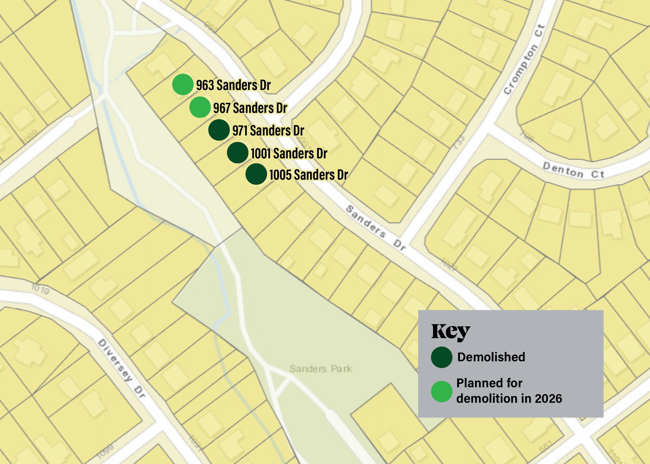 Sanders Park Expansion Map January 2026